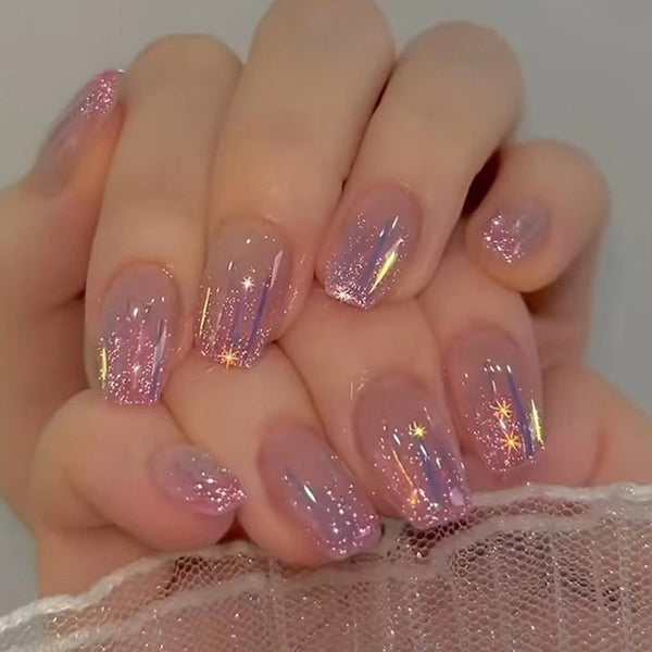 12 Sizes-24 Pcs Press On Nails W1021