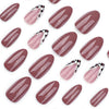 12 Sizes-24 Pcs Press On Nails JP3977