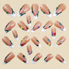 12 Sizes-24 Pcs Press On Nails Y1477