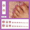 12 Sizes-24 Pcs Press On Nails F176