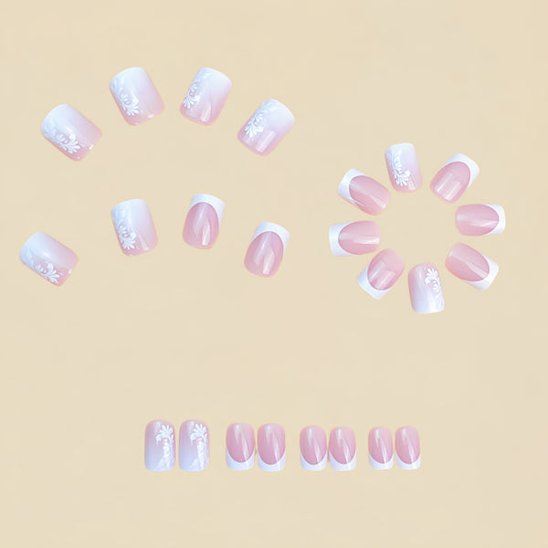 12 Sizes-24 Pcs Press On Nails Y911