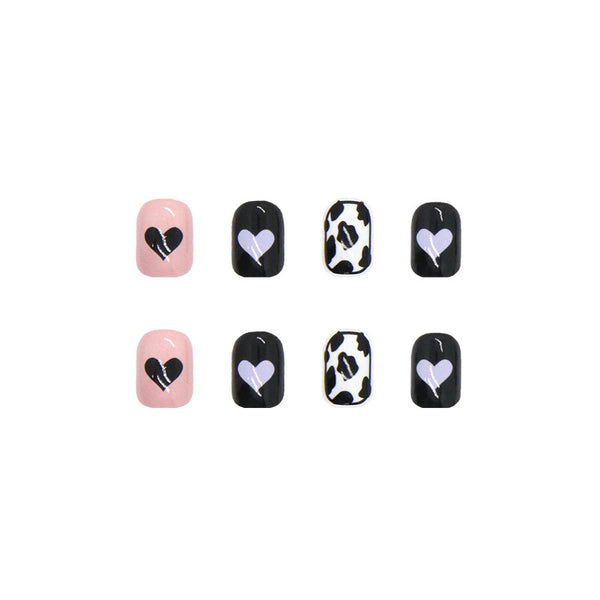 12 Sizes-24 Pcs Press On Nails R626
