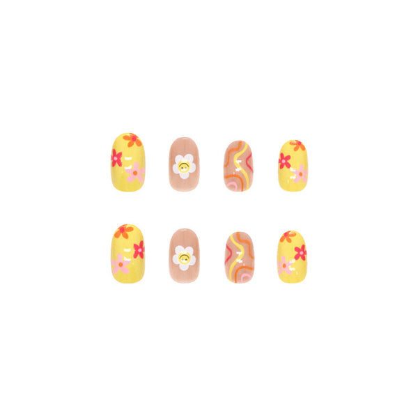 12 Sizes-24 Pcs Press On Nails W196