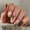 12 Sizes-24 Pcs Press On Nails JP3031