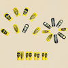 12 Sizes-24 Pcs Press On Nails Y1103