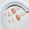 12 Sizes-24 Pcs Press On Nails R927