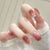 12 Sizes-24 Pcs Press On Nails R733