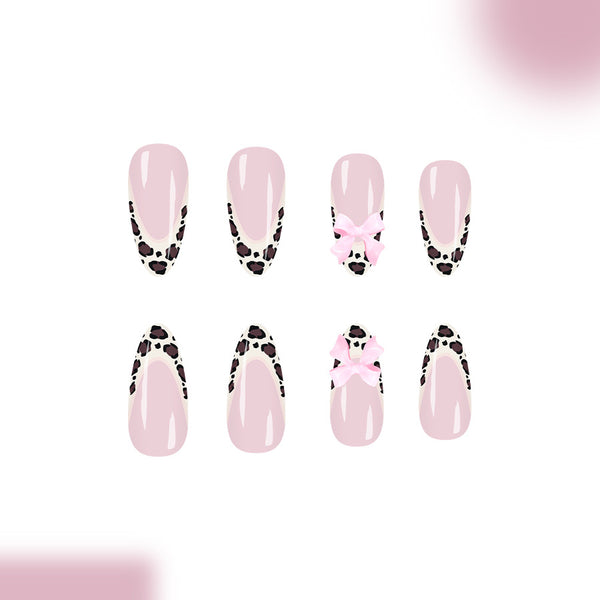 12 Sizes-24 Pcs Press On Nails C1352