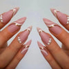 12 Sizes-24 Pcs Press On Nails JP1799