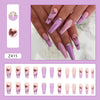 12 Sizes-24 Pcs Press On Nails Z415