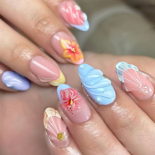 30 Pcs Press On Nails Z1233