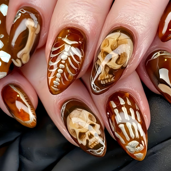 12 Sizes-24 Pcs Press On Nails Y1005