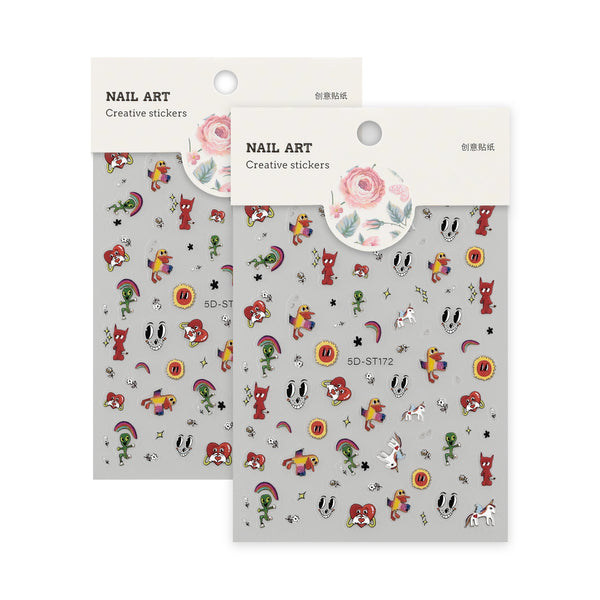 5D Nail Art Sticker 5DST172
