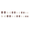 12 Sizes-24 Pcs Press On Nails R645