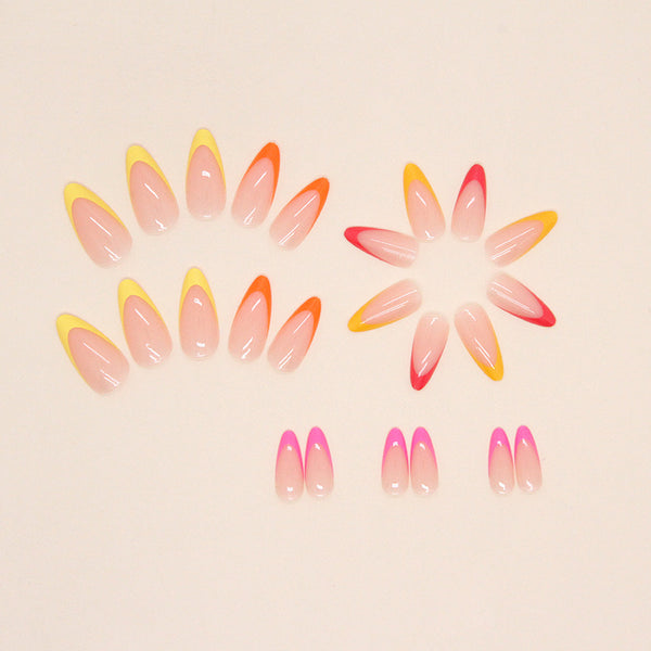 12 Sizes-24 Pcs Press On Nails W845