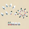 12 Sizes-24 Pcs Press On Nails Y1299