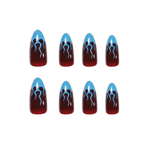12 Sizes-24 Pcs Press On Nails JP1424