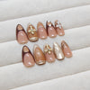 12 Sizes-24 Pcs Press On Nails Z942