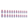 12 Sizes-24 Pcs Press On Nails W1389
