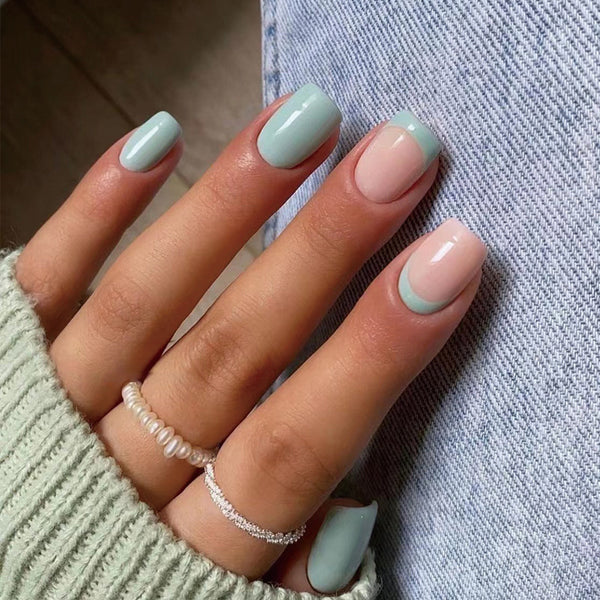 12 Sizes-24 Pcs Press On Nails JP1831