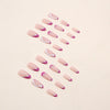 12 Sizes-24 Pcs Press On Nails W390