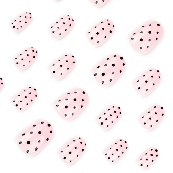 12 Sizes-24 Pcs Press On Nails JP4010