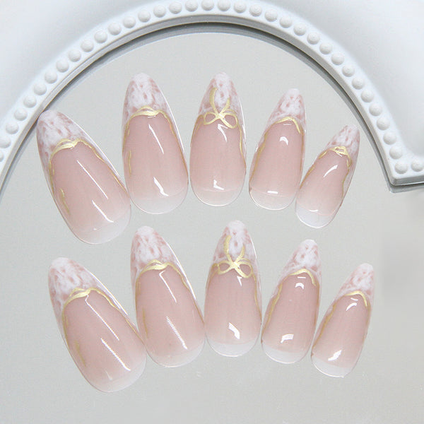 12 Sizes-24 Pcs Press On Nails W1914