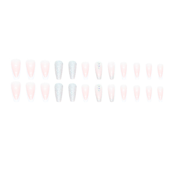 12 Sizes-24 Pcs Press On Nails Z653