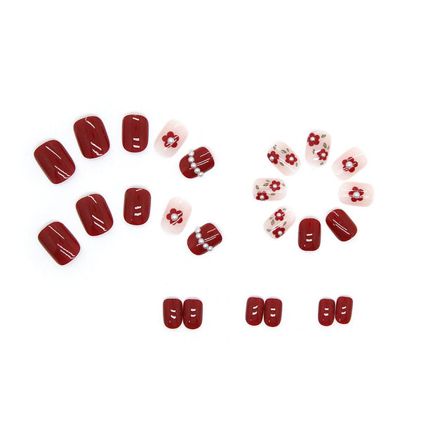 12 Sizes-24 Pcs Press On Nails Z472
