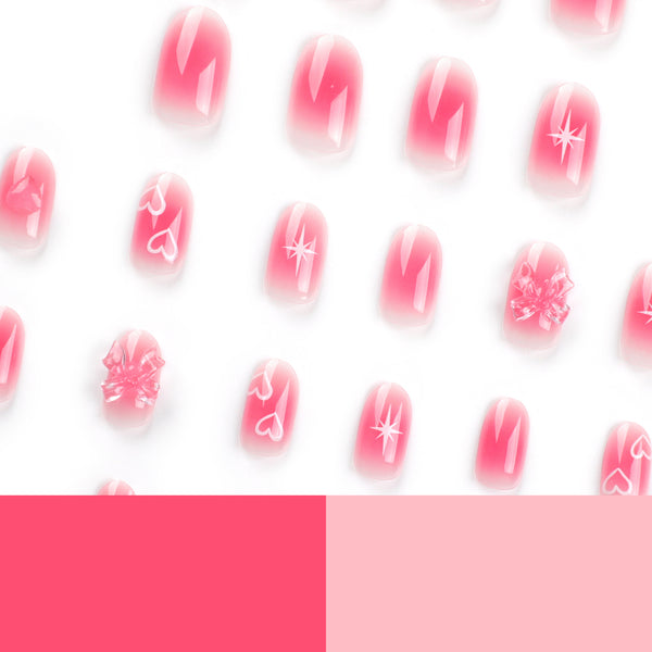 12 Sizes-24 Pcs Press On Nails JP2795