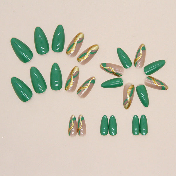 12 Sizes-24 Pcs Press On Nails W494