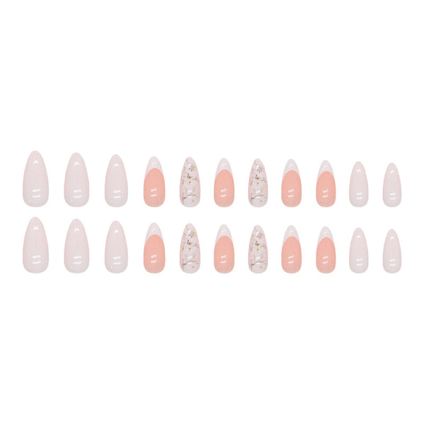 12 Sizes-24 Pcs Press On Nails W722