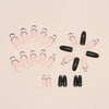 12 Sizes-24 Pcs Press On Nails W939