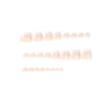 12 Sizes-24 Pcs Press On Nails JP2470