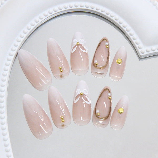 12 Sizes-24 Pcs Press On Nails Z1104