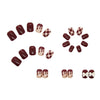 12 Sizes-24 Pcs Press On Nails Z198