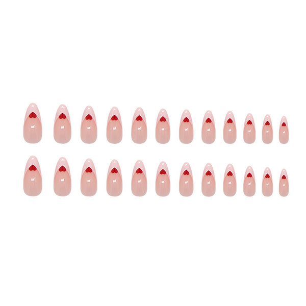 12 Sizes-24 Pcs Press On Nails W2182