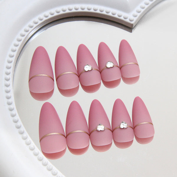 12 Sizes-24 Pcs Press On Nails Z968