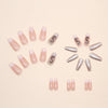 12 Sizes-24 Pcs Press On Nails Z608