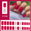 12 Sizes-24 Pcs Press On Nails C1536