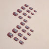 12 Sizes-24 Pcs Press On Nails W1433