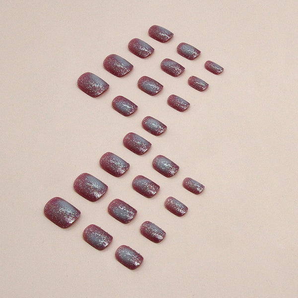 12 Sizes-24 Pcs Press On Nails W1433