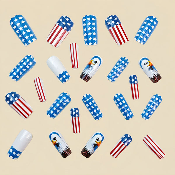 12 Sizes-24 Pcs Press On Nails Y738