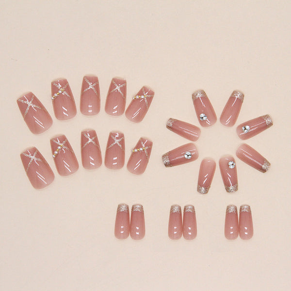 12 Sizes-24 Pcs Press On Nails Z671