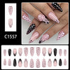 12 Sizes-24 Pcs Press On Nails C1557
