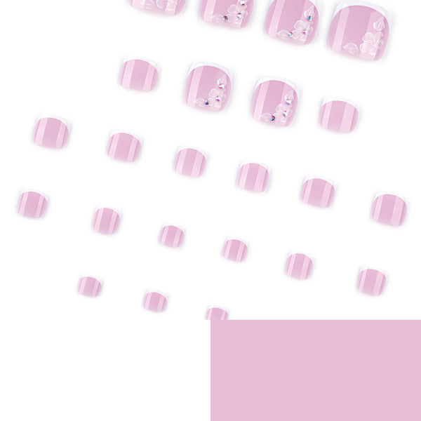 12 Sizes-24 Pcs Press On Nails JP3806