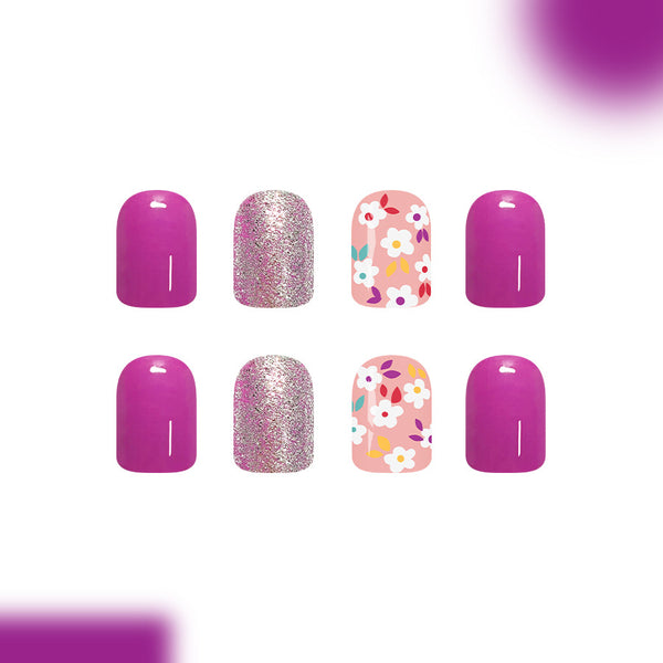 12 Sizes-24 Pcs Press On Nails C1932