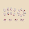 12 Sizes-24 Pcs Press On Nails Y2019
