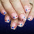 12 Sizes-24 Pcs Press On Nails C1713
