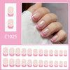 12 Sizes-24 Pcs Press On Nails C1025